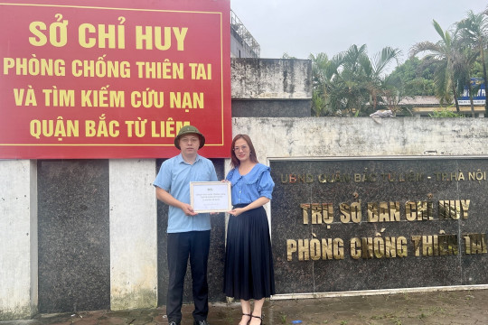 CÔNG TY CP ĐẦU TƯ QUỐC TẾ ĐÔNG THÀNH ỦNG HỘ ỦY BAN PHÒNG CHỐNG THIÊN TAI QUẬN BẮC TỪ LIÊM 13 NHÀ BẠT DÃ CHIẾN