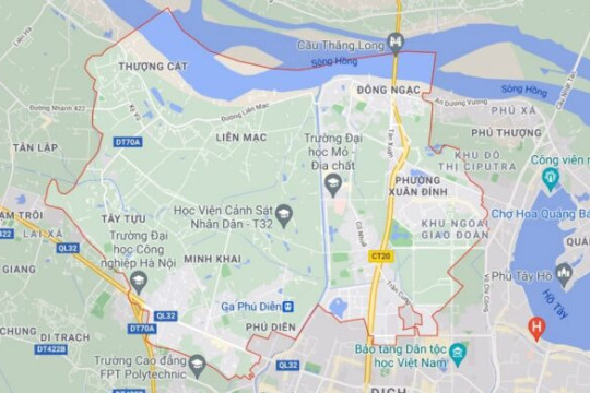 Những khu đất sắp thu hồi để mở đường ở quận Bắc Từ Liêm, Hà Nội
