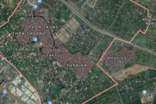 Bản đồ quy hoạch giao thông phường Tây Tựu, Bắc Từ Liêm, Hà Nội