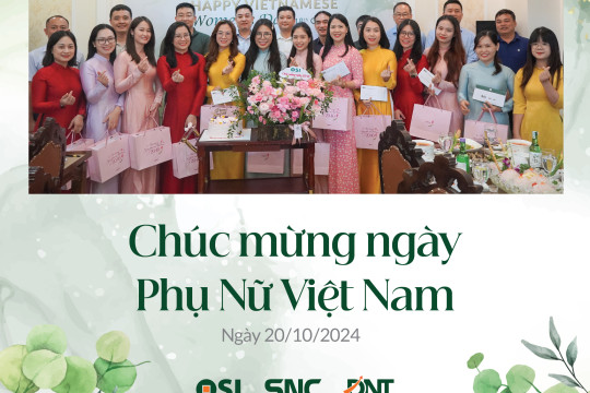 CHÀO MỪNG NGÀY PHỤ NỮ VIỆT NAM 20/10/2024