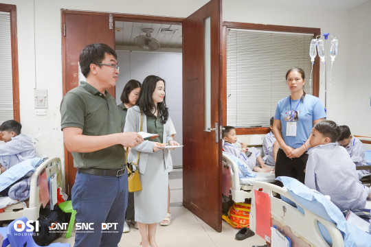 TRUNG THU YÊU THƯƠNG: OSI HOLDINGS ĐỒNG HÀNH CÙNG CÁC BỆNH NHI TẠI VIỆN HUYẾT HỌC