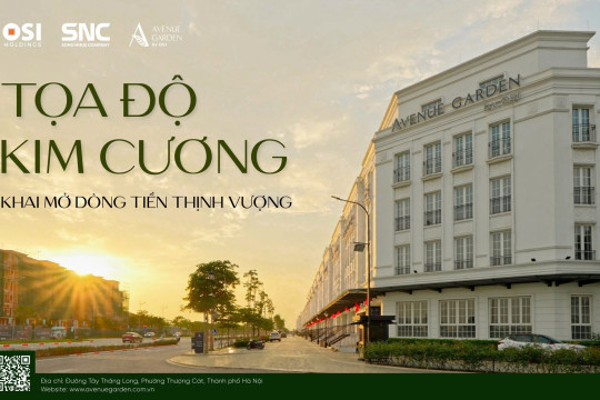 Shophouse Avenue Garden – Tâm Điểm Giao Thương Trên Đại Lộ Tây Thăng Long: Khi Vị Trí Kiến Tạo Dòng Tiền Vĩnh Cửu